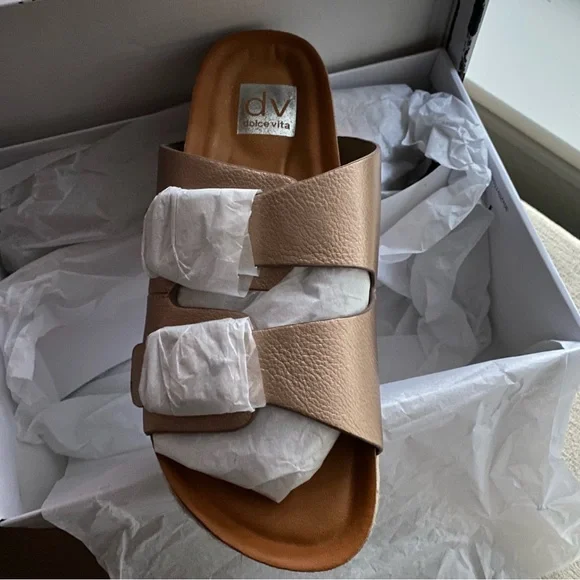 Rose Gold DBL BUCKLE UP Sz 9 CARTHER-RG-EO By Dolce Vita NWT - Picture 2 of 11